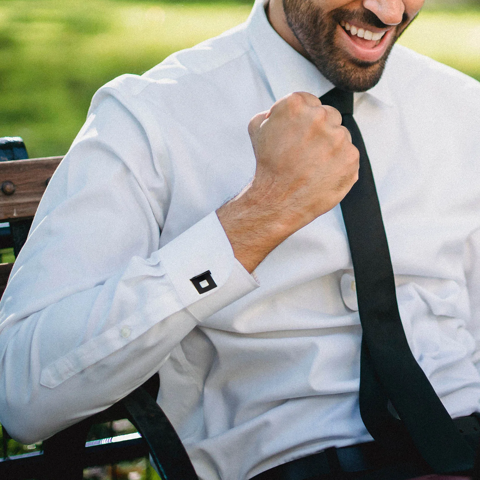 4Pairs Suit Cufflinks Brass Exquisite Craftsmanship Polished Mens Shirt Cufflinks Ideal Gift for Husband Dad Groomsmen Boyfriend
4Pairs Suit Cufflinks Brass Exquisite Craftsmanship Polished Mens Shirt Cufflinks Ideal Gift for Husband Dad Groomsmen Boyfriend