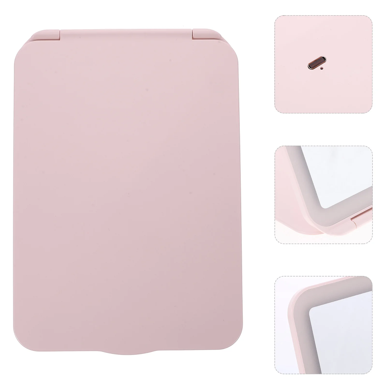 1pc Chic Usb Lighted Makeup Led Desktop Foldable Portable Adjustable Beauty Mirror Home Household Table Mirror
1pc Chic Usb Lighted Makeup Led Desktop Foldable Portable Adjustable Beauty Mirror Home Household Table Mirror