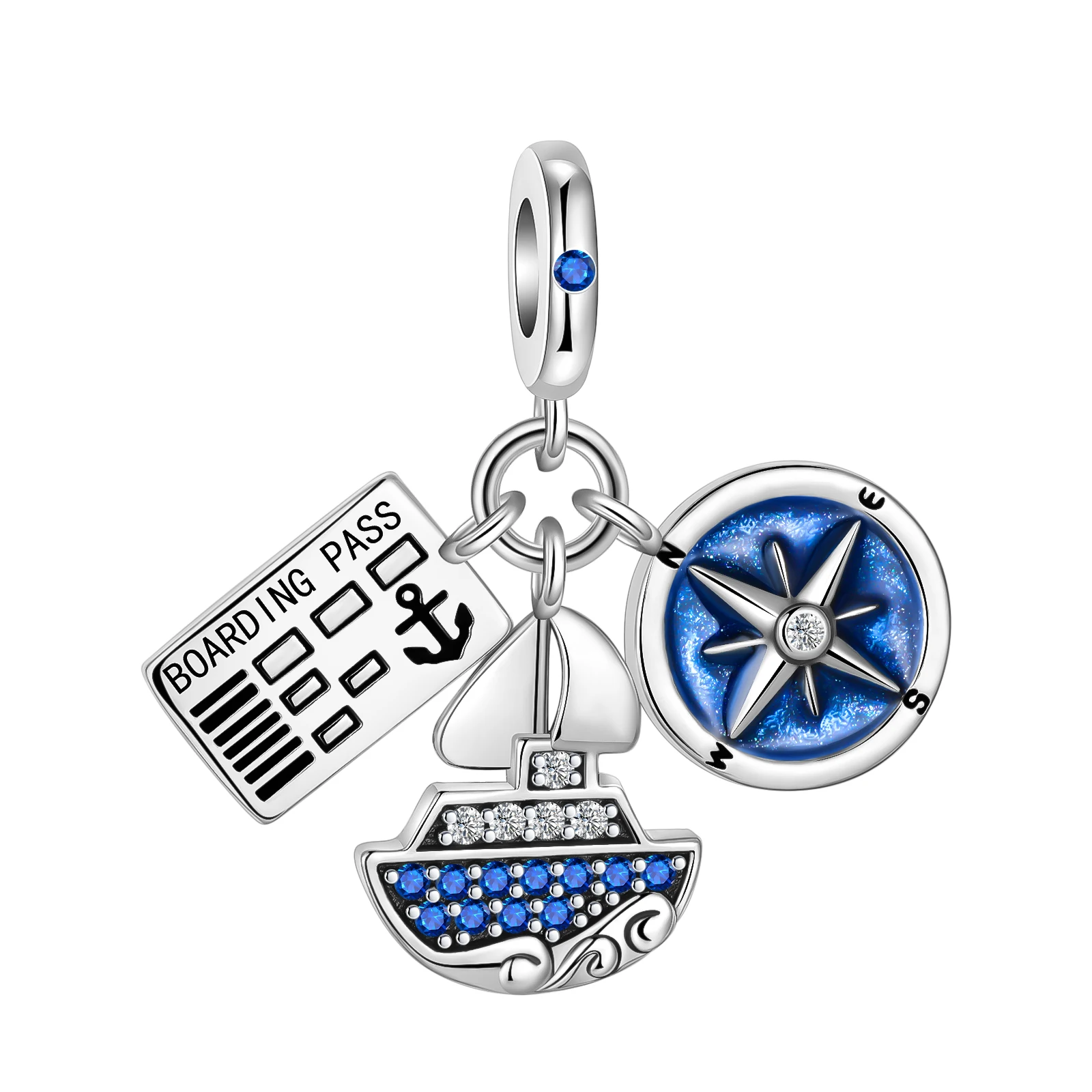 925 sterling silver boat ticket sun Fit Original Pandora charm bead Charm Bracelet Necklace Trinket Diy Women Jewelry
925 sterling silver boat ticket sun Fit Original Pandora charm bead Charm Bracelet Necklace Trinket Diy Women Jewelry