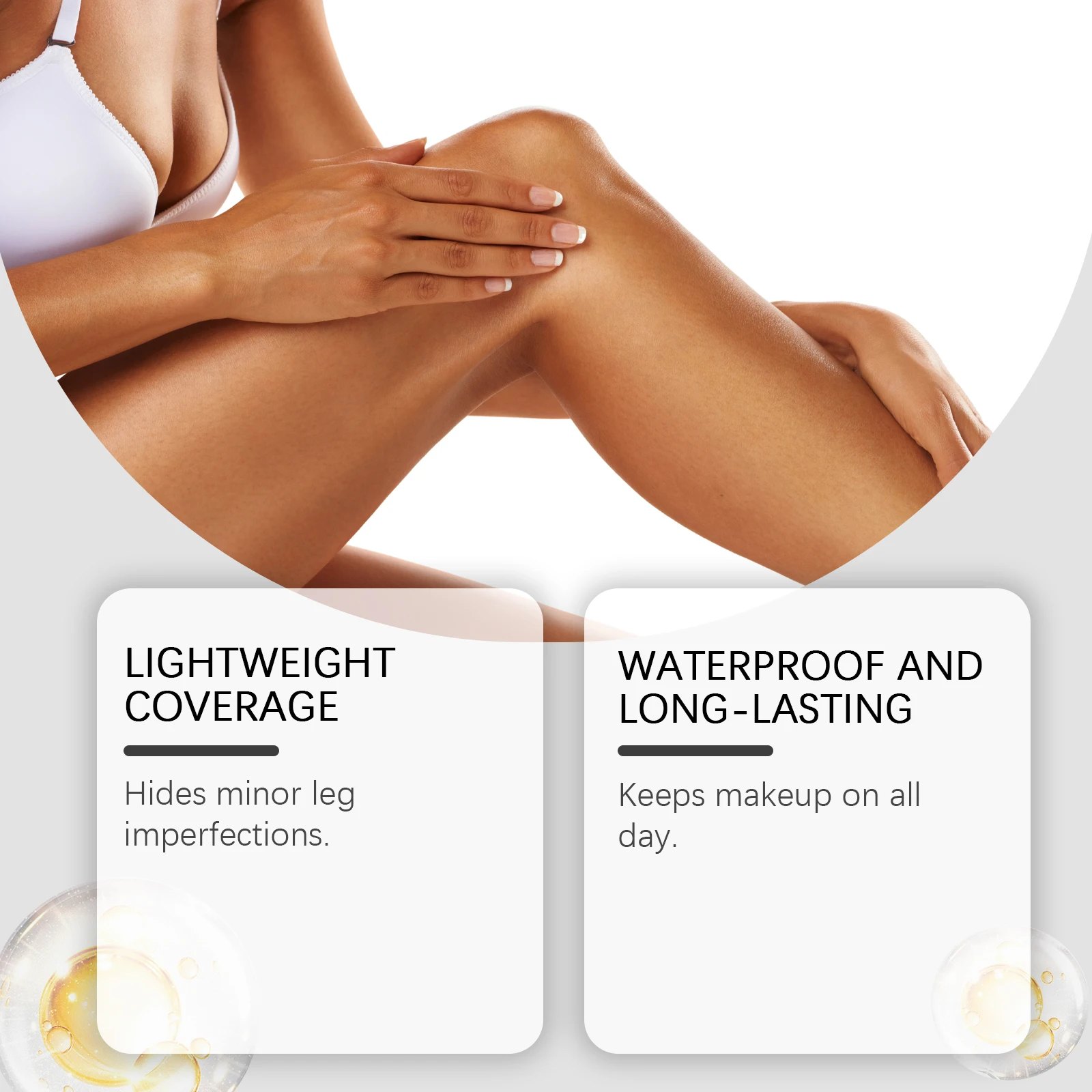 Leg Makeup Lotion Even Skin Tone Lasting Fake Tanning Wheat Tan Brown Skin Enhancer Waterproof Moisturizing Leg Foundation Cream
Leg Makeup Lotion Even Skin Tone Lasting Fake Tanning Wheat Tan Brown Skin Enhancer Waterproof Moisturizing Leg Foundation Cream