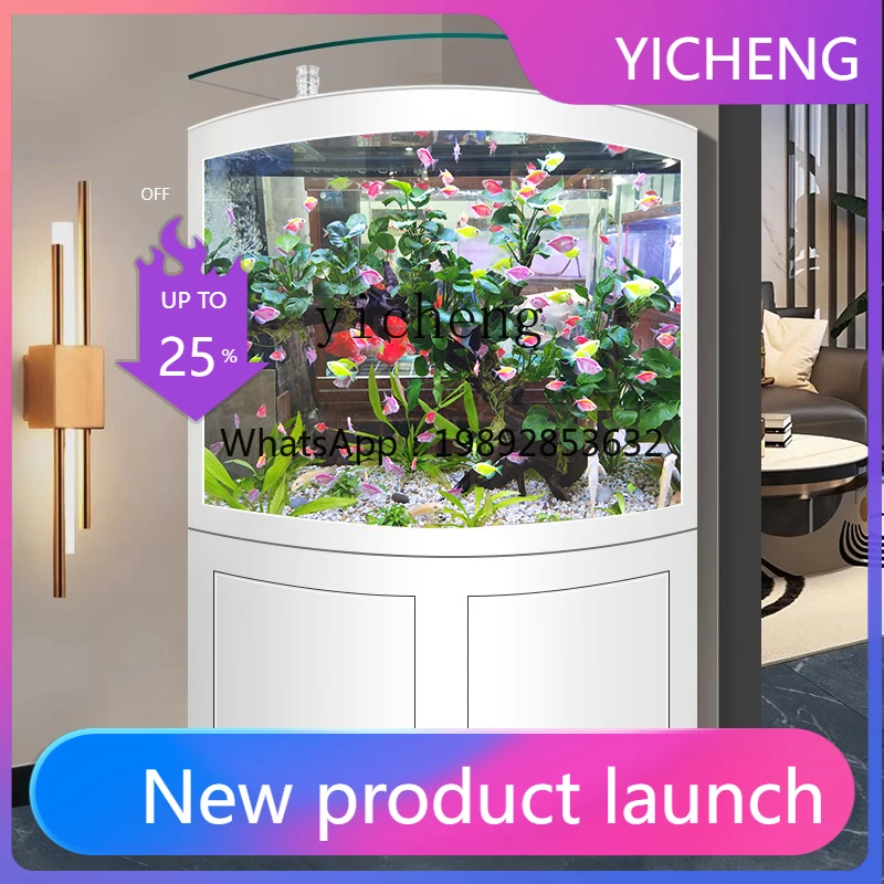 LYY office living room hot bending glass medium and large bottom filter intelligent aquarium
LYY office living room hot bending glass medium and large bottom filter intelligent aquarium