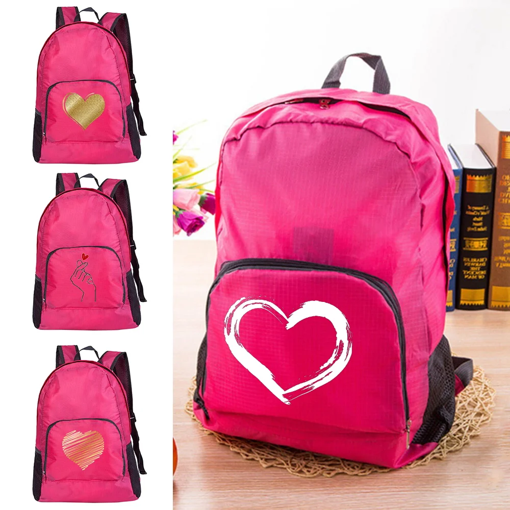 Portable Lightweight Foldable Waterproof Men Backpack Folding Bag Ultralight Outdoor Pack for Women Travel Love Pattern
Portable Lightweight Foldable Waterproof Men Backpack Folding Bag Ultralight Outdoor Pack for Women Travel Love Pattern