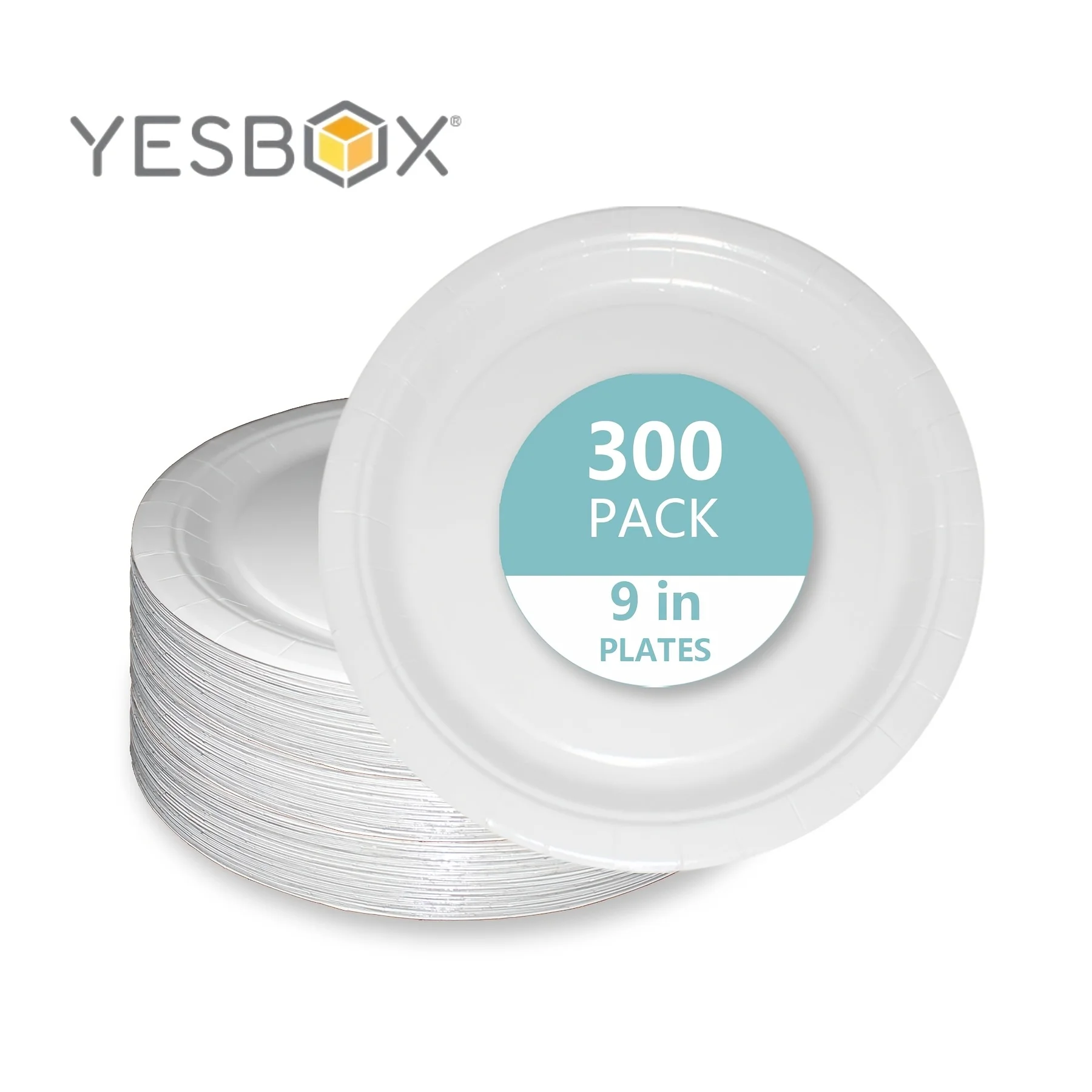 300-Piece Pack of 9-Inch Disposable Paper Plates – White, Blue & Green Set | Sturdy Everyday Dinnerware for Parties, BBQs, Picnics, Holidays & Family Meals | Leak-Resistant & Grease-Resistant Design
300-Piece Pack of 9-Inch Disposable Paper Plates – White, Blue & Green Set | Sturdy Everyday Dinnerware for Parties, BBQs, Picnics, Holidays & Family Meals | Leak-Resistant & Grease-Resistant Design