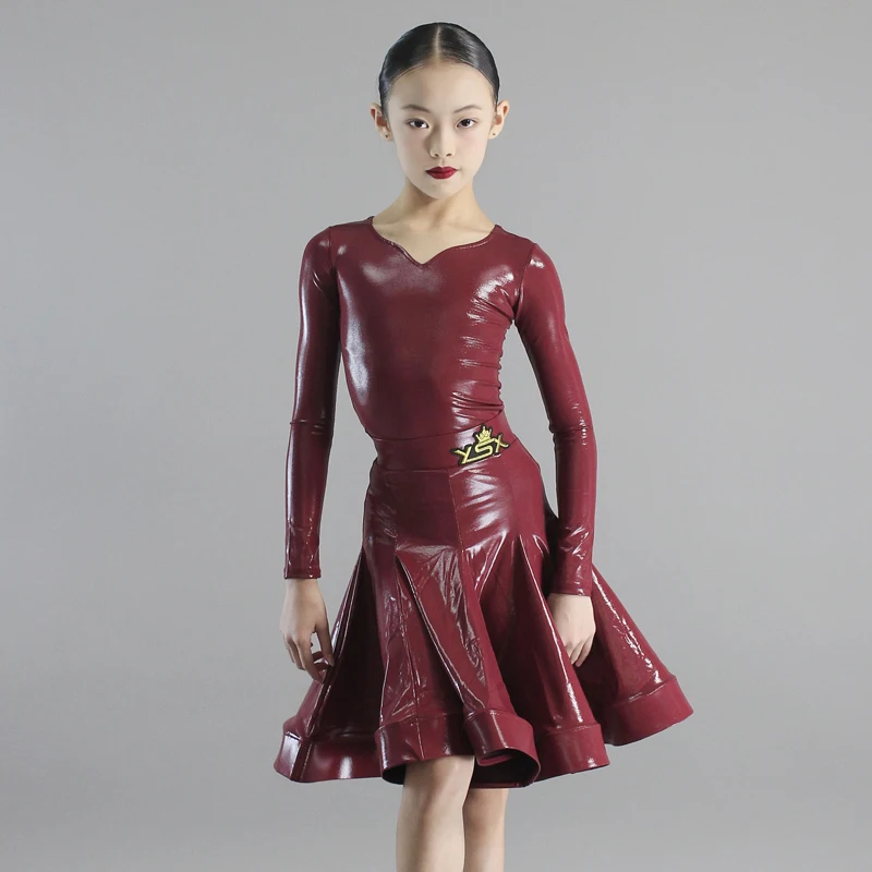 Red Leather Latin Dance Dress Kids Professional Dancing Dresses For Girls Latin Dance Dress Ballroom Dance Clothes XS6951
Red Leather Latin Dance Dress Kids Professional Dancing Dresses For Girls Latin Dance Dress Ballroom Dance Clothes XS6951