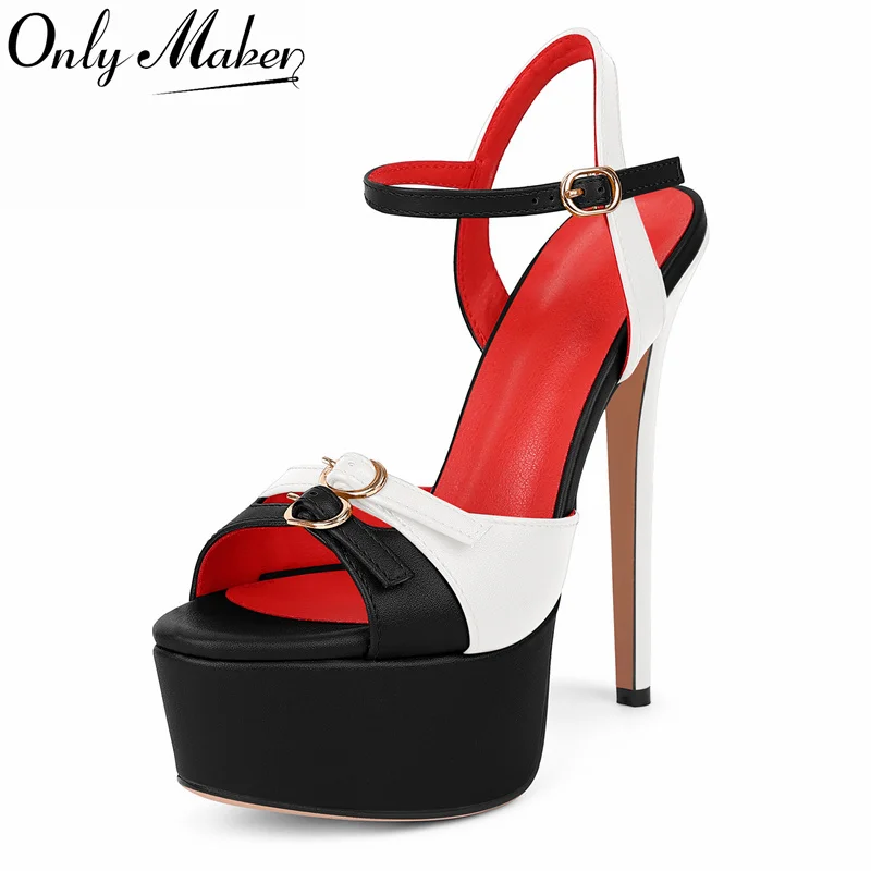 Женские туфли-лодочки Onlymaker с открытым носком, разноцветные, на платформе, больших размеров, модные, для вечеринок, сексуальные, на высоком каблуке, босоножки
Женские туфли-лодочки Onlymaker с открытым носком, разноцветные, на платформе, больших размеров, модные, для вечеринок, сексуальные, на высоком каблуке, босоножки