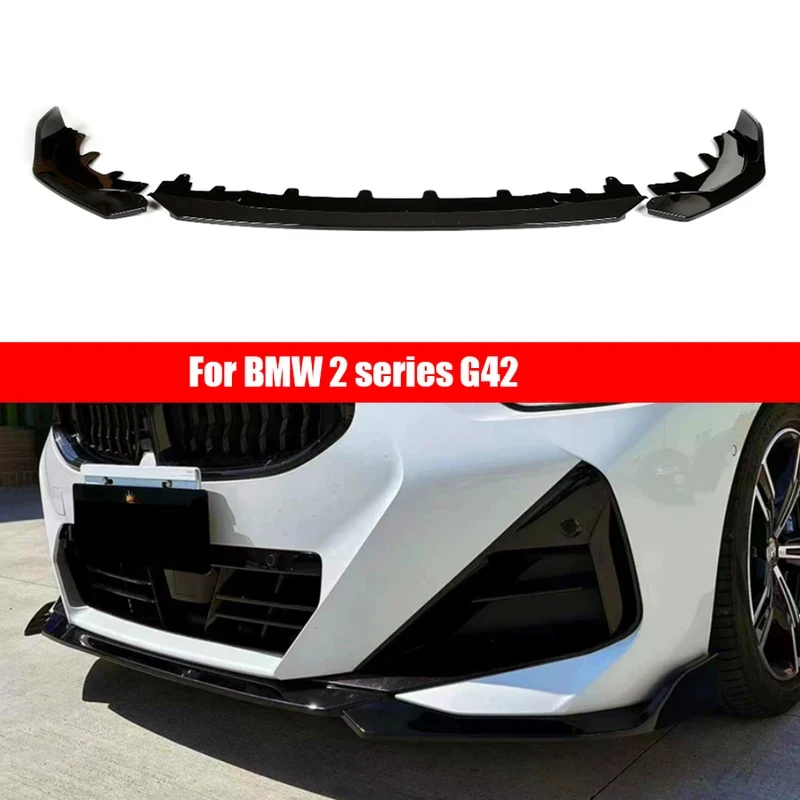 For BMW 2 Series G42 M240 220I Bright Black Spoiler Front Bumper Lip Diffuser Front lip Front Chin black Spoiler Upgrad Body Kit
For BMW 2 Series G42 M240 220I Bright Black Spoiler Front Bumper Lip Diffuser Front lip Front Chin black Spoiler Upgrad Body Kit