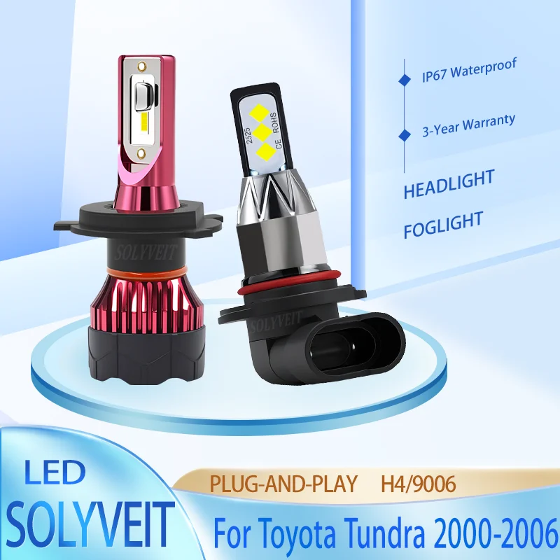 Enhanced Night Visibility Quick Setup H4 9006 LED HEADLIGHT FOGLIGHT FOR Toyota Tundra 2000 2001 2002 2003 2004 2005 2006
Enhanced Night Visibility Quick Setup H4 9006 LED HEADLIGHT FOGLIGHT FOR Toyota Tundra 2000 2001 2002 2003 2004 2005 2006