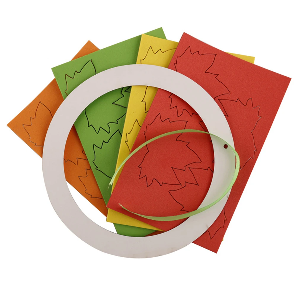 Educational DIY Craft Set for Kids Handmade Leaf Wreath Decoration Materials with Twine Perfect for Kindergarten and Early
Educational DIY Craft Set for Kids Handmade Leaf Wreath Decoration Materials with Twine Perfect for Kindergarten and Early