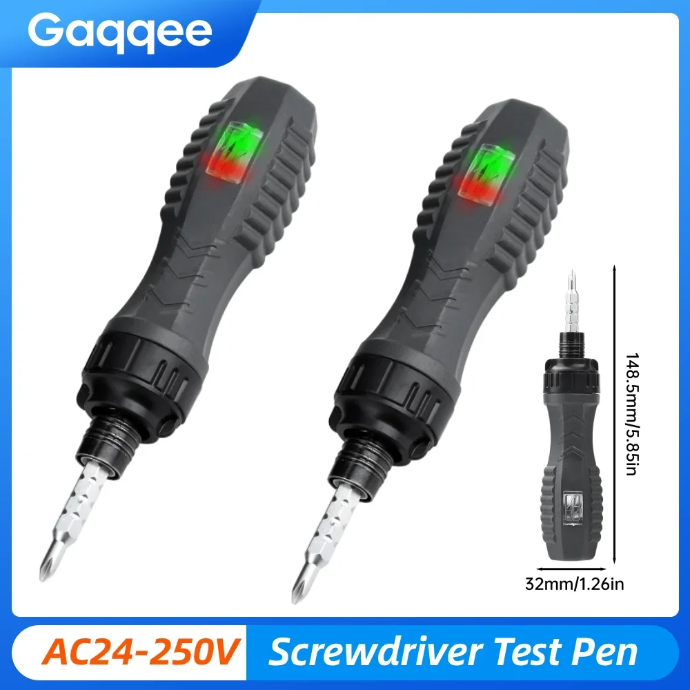 1/2Pcs Color Light Test Pen Voltage Tester Word/Cross Switching Ratchet Screwdriver Zero Fire Wire Electric Tester Tools 24-250V
1/2Pcs Color Light Test Pen Voltage Tester Word/Cross Switching Ratchet Screwdriver Zero Fire Wire Electric Tester Tools 24-250V