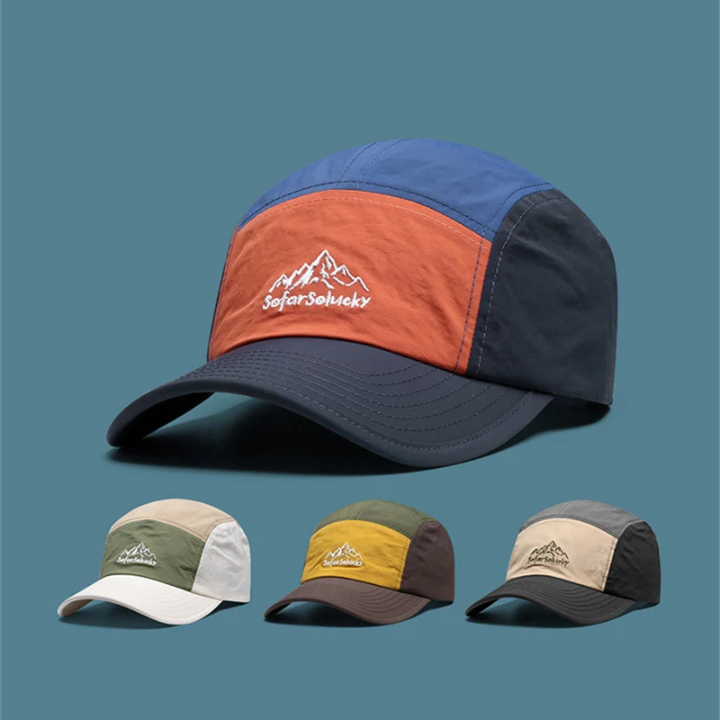 Color-coded Baseball Caps Summer Quick Dry Breathable Peaked Cap Outdoor Adjustable Sun Visors Hiking Camping Hat Trucker Hats
Color-coded Baseball Caps Summer Quick Dry Breathable Peaked Cap Outdoor Adjustable Sun Visors Hiking Camping Hat Trucker Hats