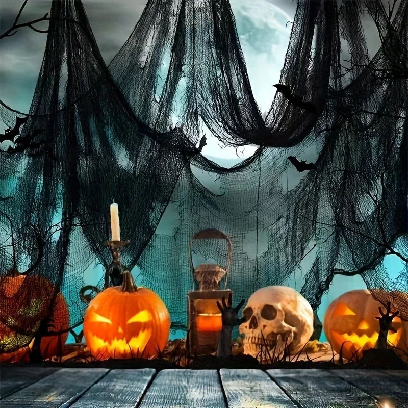 183x76cm Halloween Gauze Decoration Super Size Creepy Cloth Halloween Decoration Portable Black White Roving Grid Party Supplies
183x76cm Halloween Gauze Decoration Super Size Creepy Cloth Halloween Decoration Portable Black White Roving Grid Party Supplies