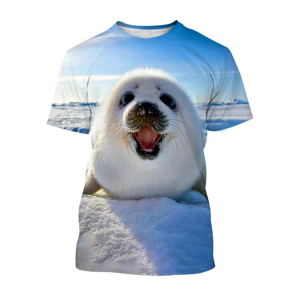 Animal Seals 3D Print T-Shirts Men Women Casual Streetwear Short Sleeve T Shirt Oversized Harajuku Y2k Tees Tops Kids Clothing
Animal Seals 3D Print T-Shirts Men Women Casual Streetwear Short Sleeve T Shirt Oversized Harajuku Y2k Tees Tops Kids Clothing