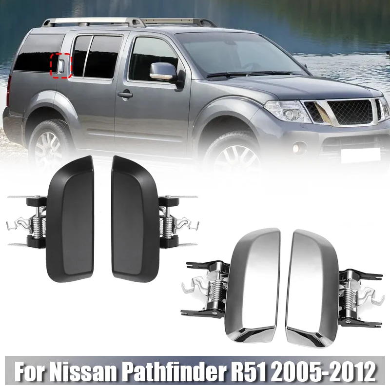 Car Rear Outside Door Handle For Nissan Pathfinder R51 Black/Chrome 2005-2012 82607-EA502 82606-EA502 Rear Left & Right
Car Rear Outside Door Handle For Nissan Pathfinder R51 Black/Chrome 2005-2012 82607-EA502 82606-EA502 Rear Left & Right