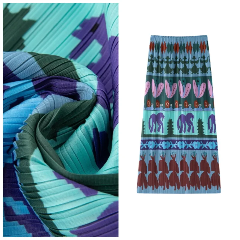 Miyake Pleated Printed Skirt Plisse Women 2026 High Waist Slit Straight Jupe Mid-Length Versatile Fold Skirt Summer New Slim Fit
Miyake Pleated Printed Skirt Plisse Women 2026 High Waist Slit Straight Jupe Mid-Length Versatile Fold Skirt Summer New Slim Fit