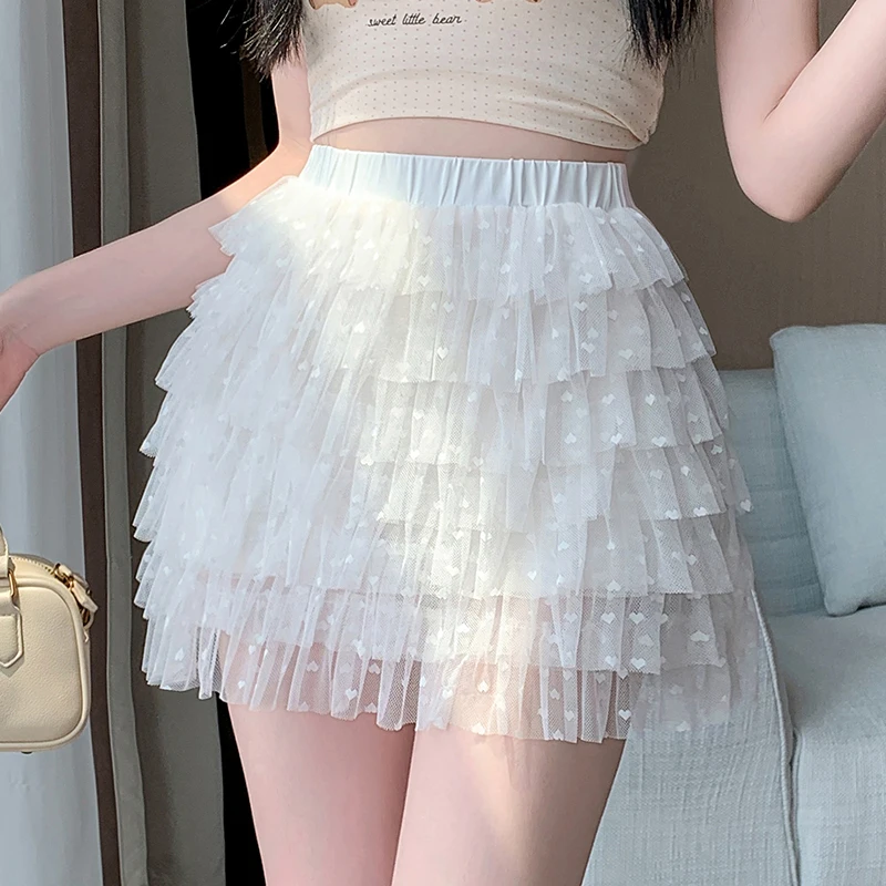 2025 new Sexy Women cake Skirts High Waist Summer Y2K Mini Skirt Korean Tennis Student White mesh Dance faldas woman clothing
2025 new Sexy Women cake Skirts High Waist Summer Y2K Mini Skirt Korean Tennis Student White mesh Dance faldas woman clothing