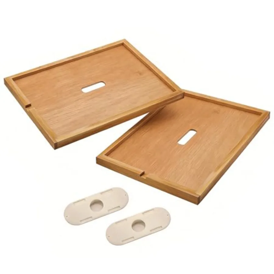 PCS Beehive Inner Cover for 10 Frame Hive Box, Beeswax-Coated Ventilated Inner Cover, Bee Hive Screen Inner Cover, Compatible w
PCS Beehive Inner Cover for 10 Frame Hive Box, Beeswax-Coated Ventilated Inner Cover, Bee Hive Screen Inner Cover, Compatible w