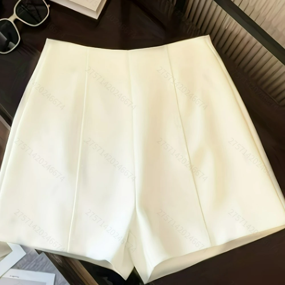 Fashion High-Waist Women's Shorts Elegant Casual Basic Back Zipper Wide-leg Short Pant Summer 2026
Fashion High-Waist Women's Shorts Elegant Casual Basic Back Zipper Wide-leg Short Pant Summer 2026