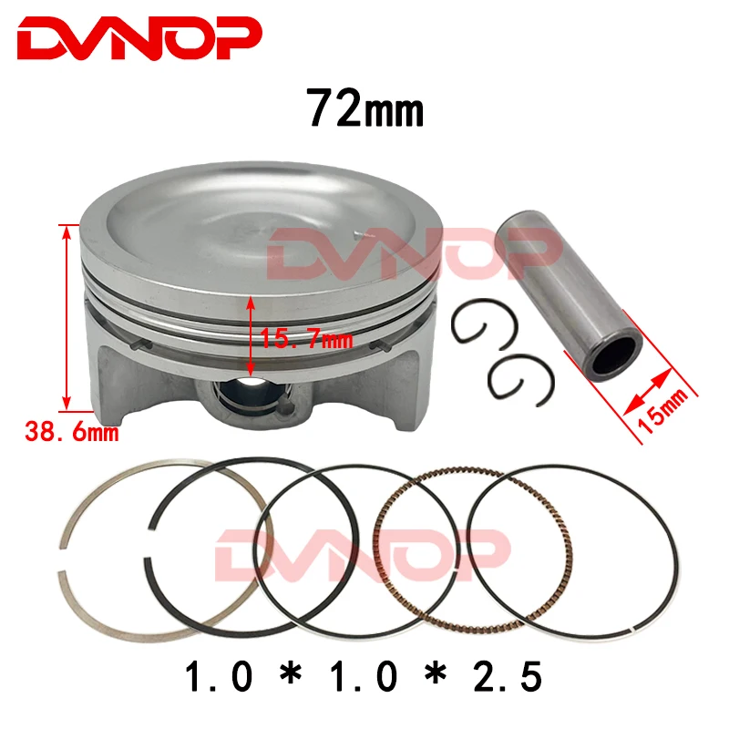 Motorcycle Piston Ring 72mm Bore for Piaggio Aprilia SR250 GILERA NEXUS250 X7 BYQ250T GTS250
Motorcycle Piston Ring 72mm Bore for Piaggio Aprilia SR250 GILERA NEXUS250 X7 BYQ250T GTS250