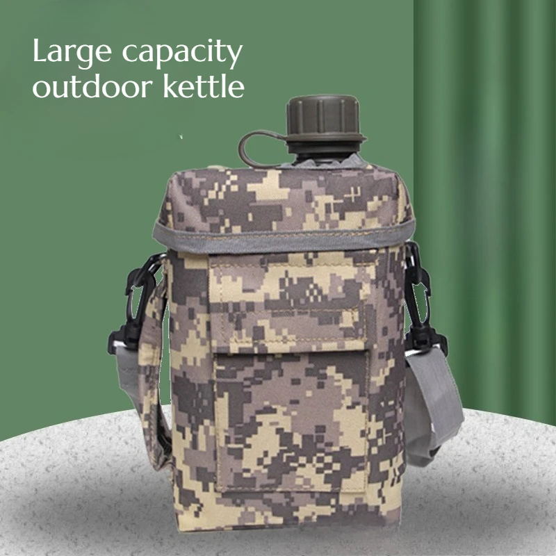 2L Capacity Outdoor Sports Water Bottle Camouflage Compact Portable Wilderness Hiking Survival Emergency Equipment
2L Capacity Outdoor Sports Water Bottle Camouflage Compact Portable Wilderness Hiking Survival Emergency Equipment