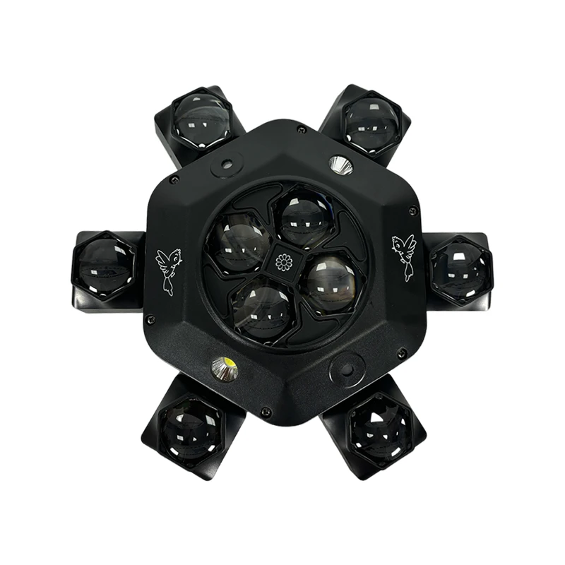 Трансграничный хит продаж: Сценический прожектор «Маленький Кинг-Конг» с шестью лучами, вращающийся, для создания атмосферы, световая панель для дискотек, управление звуком, для дома
Трансграничный хит продаж: Сценический прожектор «Маленький Кинг-Конг» с шестью лучами, вращающийся, для создания атмосферы, световая панель для дискотек, управление звуком, для дома