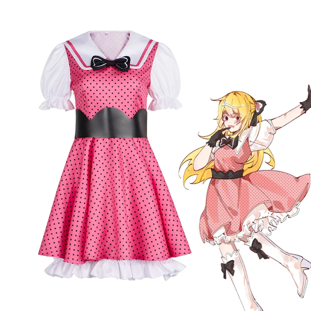 Anime Oshi No Ko Hoshino Rubii Cosplay Costume Women Girls Pink Maid Dress Lovely Uniform Halloween Christmas Party Outfits Suit
Anime Oshi No Ko Hoshino Rubii Cosplay Costume Women Girls Pink Maid Dress Lovely Uniform Halloween Christmas Party Outfits Suit