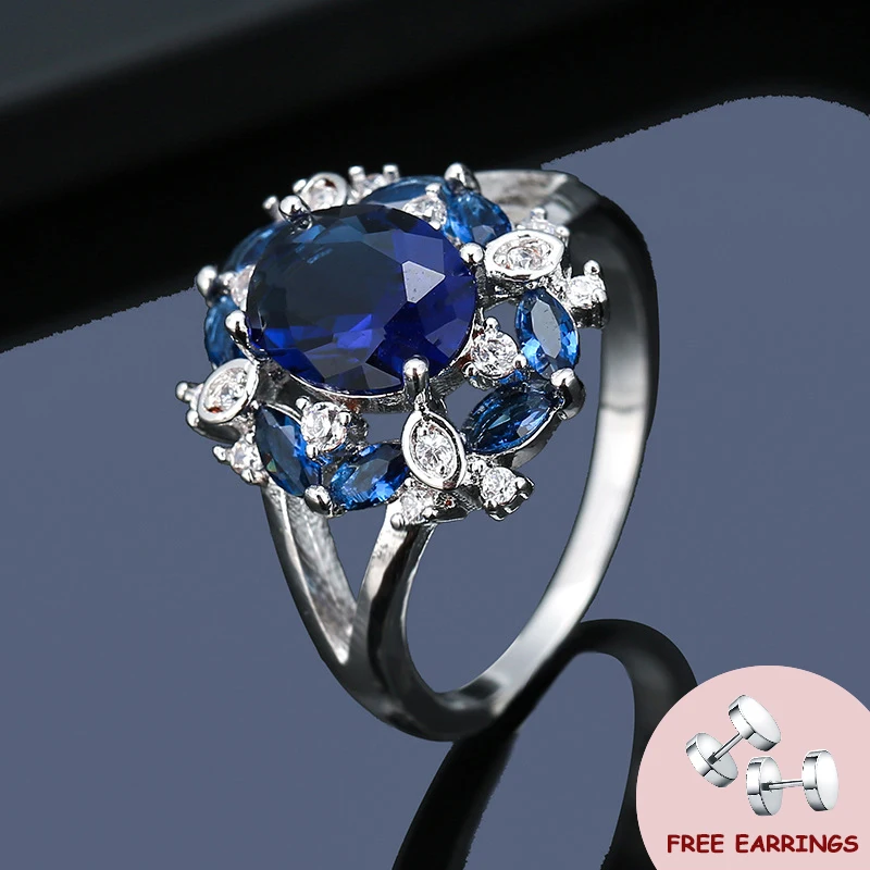 Trendy 925 Silver Jewelry Ring with Zircon Gemstone Accessories for Girl Wedding Party Engagement Gift Finger Rings Wholesale
Trendy 925 Silver Jewelry Ring with Zircon Gemstone Accessories for Girl Wedding Party Engagement Gift Finger Rings Wholesale