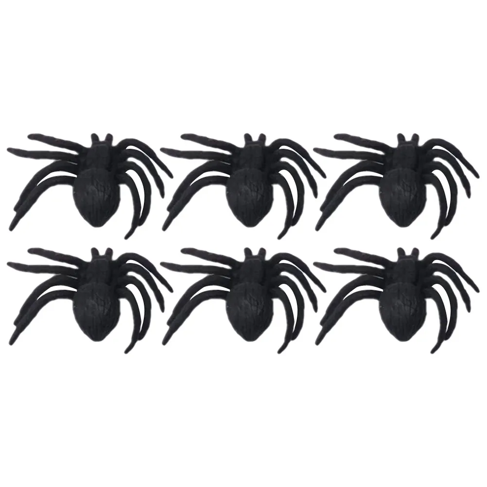 6Pcs Soft Plastic Spider Simulation Prank Halloween Party Decorations Realistic Fake Spiders Scary Halloween Props Festival
6Pcs Soft Plastic Spider Simulation Prank Halloween Party Decorations Realistic Fake Spiders Scary Halloween Props Festival