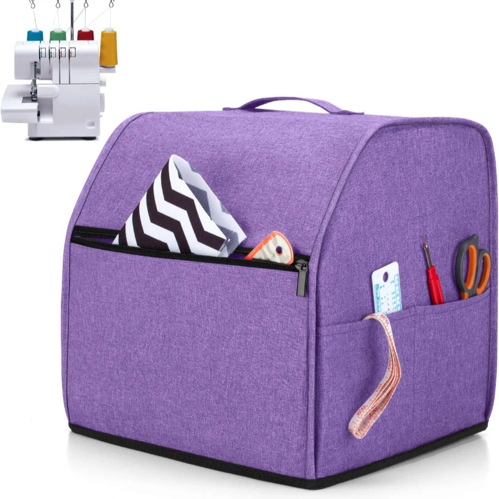 1PC Purple Overlock Sewing Machine Cover 600D Oxford Cloth 31*28*31cm Overlock Sewing Machine Cover With Storage Pockets Parts
1PC Purple Overlock Sewing Machine Cover 600D Oxford Cloth 31*28*31cm Overlock Sewing Machine Cover With Storage Pockets Parts
