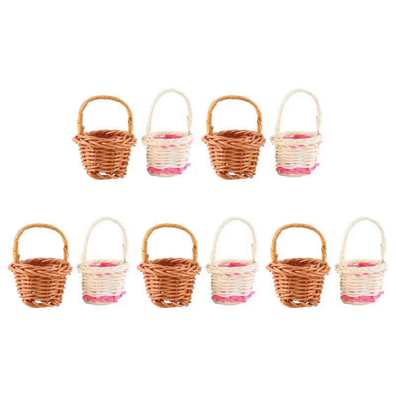 2025 Trend10pcs Basket Mini Woven Baskets With Handles Plant Pots Containers Sundries Makeup Organizer For Tiny Baskets Photo Pr
2025 Trend10pcs Basket Mini Woven Baskets With Handles Plant Pots Containers Sundries Makeup Organizer For Tiny Baskets Photo Pr