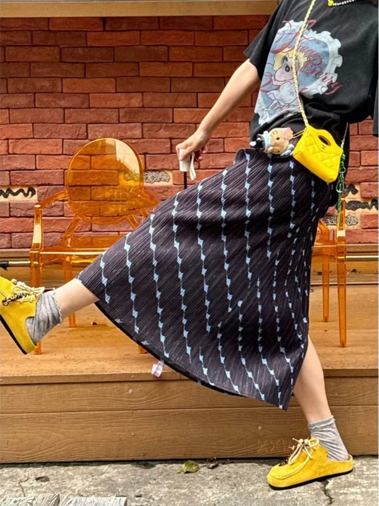 Korean Jupe Fashion Summer Skirts 2026 Faldas Mujer De Moda Elegant Print Loose Saia High Waist Folds Long Skirt Women's Clothes
Korean Jupe Fashion Summer Skirts 2026 Faldas Mujer De Moda Elegant Print Loose Saia High Waist Folds Long Skirt Women's Clothes