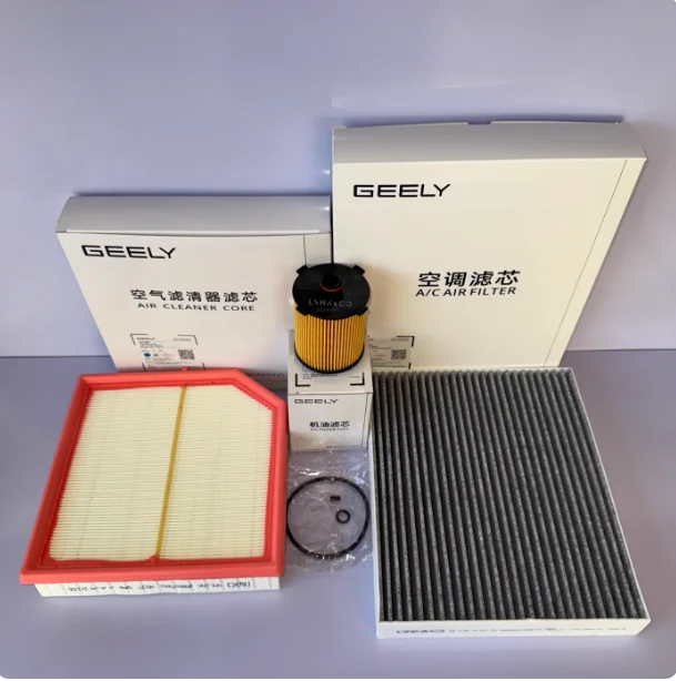 3pcs/set Air Filter Cabin Air Filter Oil Filter for Geely Boyue L / Atlas Pro / FX11 Engine 1.5T 2.0T
3pcs/set Air Filter Cabin Air Filter Oil Filter for Geely Boyue L / Atlas Pro / FX11 Engine 1.5T 2.0T