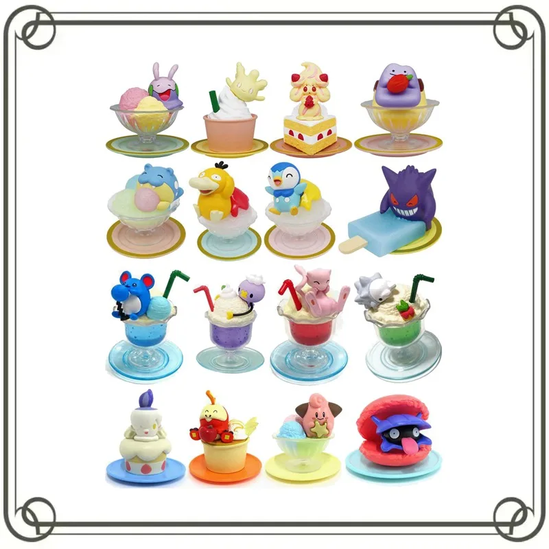 Pokémon Goomy Psyduck Gashapon Dessert Ice Cream Modeling Kawaii Desktop Ornament Children's Day Gifts Action Figure Model Toys
Pokémon Goomy Psyduck Gashapon Dessert Ice Cream Modeling Kawaii Desktop Ornament Children's Day Gifts Action Figure Model Toys