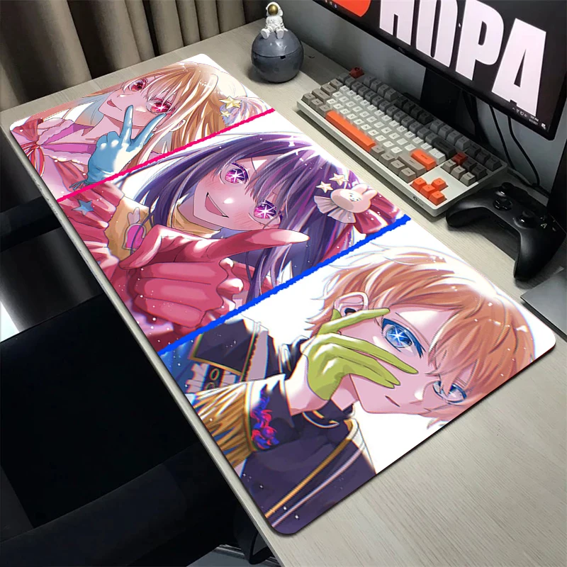 Anime Oshi No Ko Mouse Pad Hoshino Ai Mousepad Large Notebook Office Carpet Anti-slip Rubber XXL Gaming Mousepads 500x1000mm
Anime Oshi No Ko Mouse Pad Hoshino Ai Mousepad Large Notebook Office Carpet Anti-slip Rubber XXL Gaming Mousepads 500x1000mm