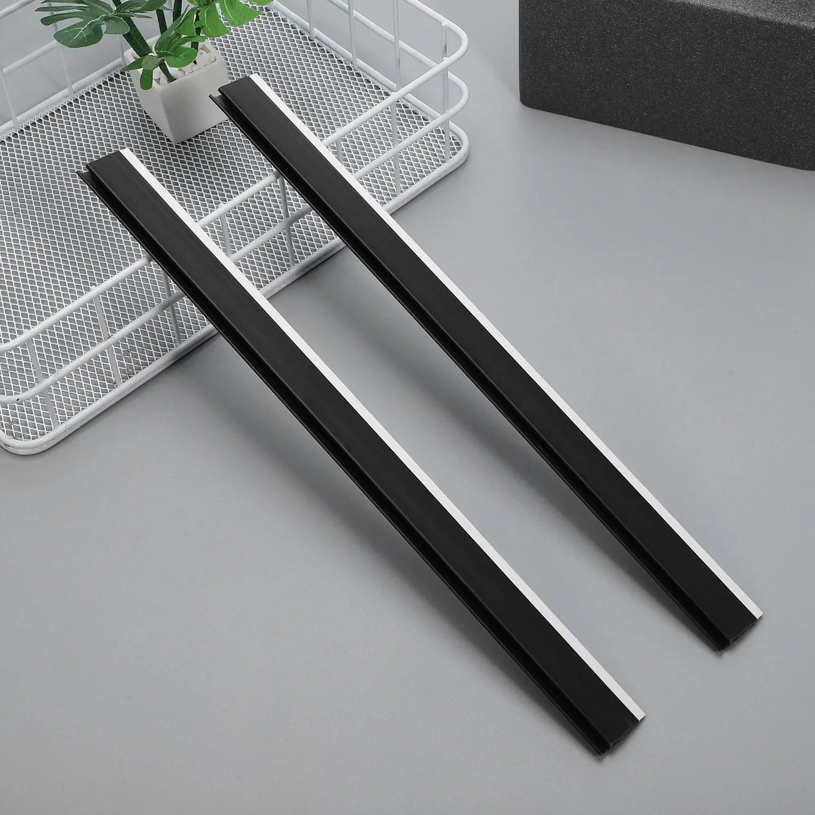 2 Pcs Garbage Shovel Edge Strips Commercial Household Cleaning Brush Dustpan Insert Plastic Shop Repair Accessories Black
2 Pcs Garbage Shovel Edge Strips Commercial Household Cleaning Brush Dustpan Insert Plastic Shop Repair Accessories Black