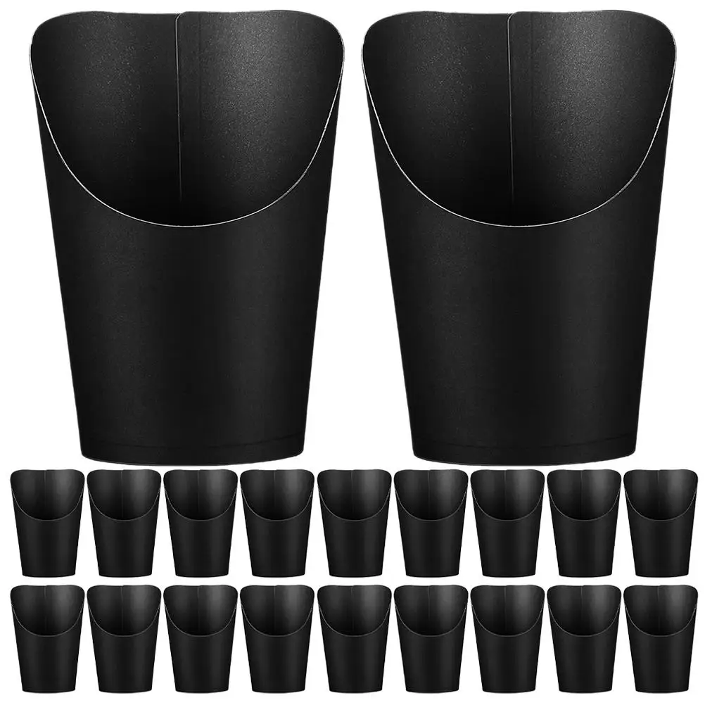 50pcs Black Paper Cups Take-Out Snack Boxes 14oz Disposable Snack Holders Baking Treats Boxes Containers
50pcs Black Paper Cups Take-Out Snack Boxes 14oz Disposable Snack Holders Baking Treats Boxes Containers