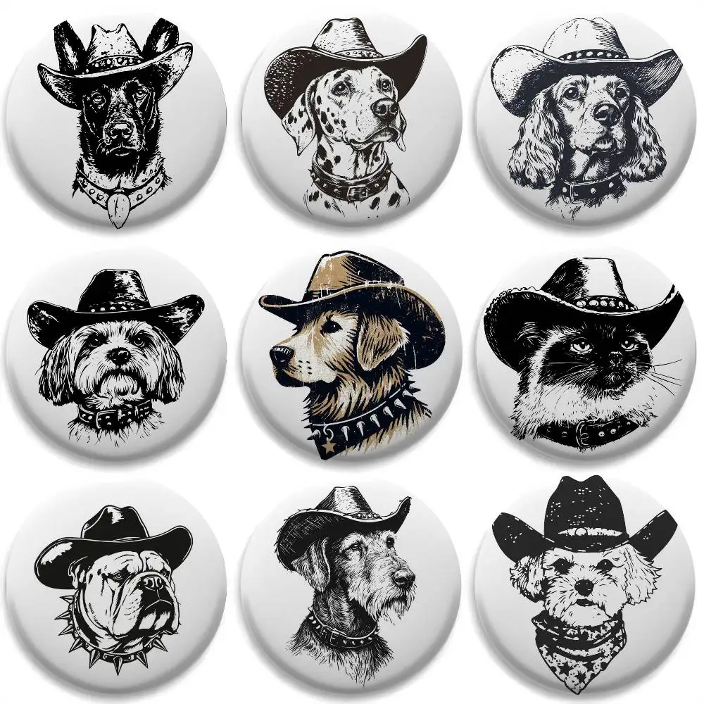 Fierce Hunting Dog Cool Badges Round Exquisite Badge Brooches Creative Pins For Clothes Hat Backpack Gift Accessories
Fierce Hunting Dog Cool Badges Round Exquisite Badge Brooches Creative Pins For Clothes Hat Backpack Gift Accessories