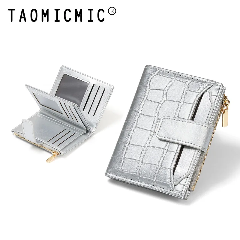 Женский короткий кошелек в корейском стиле, простой складной кожаный держатель для денег с застежкой-молнией, несколькими отделениями для карт, каменный узор
Женский короткий кошелек в корейском стиле, простой складной кожаный держатель для денег с застежкой-молнией, несколькими отделениями для карт, каменный узор