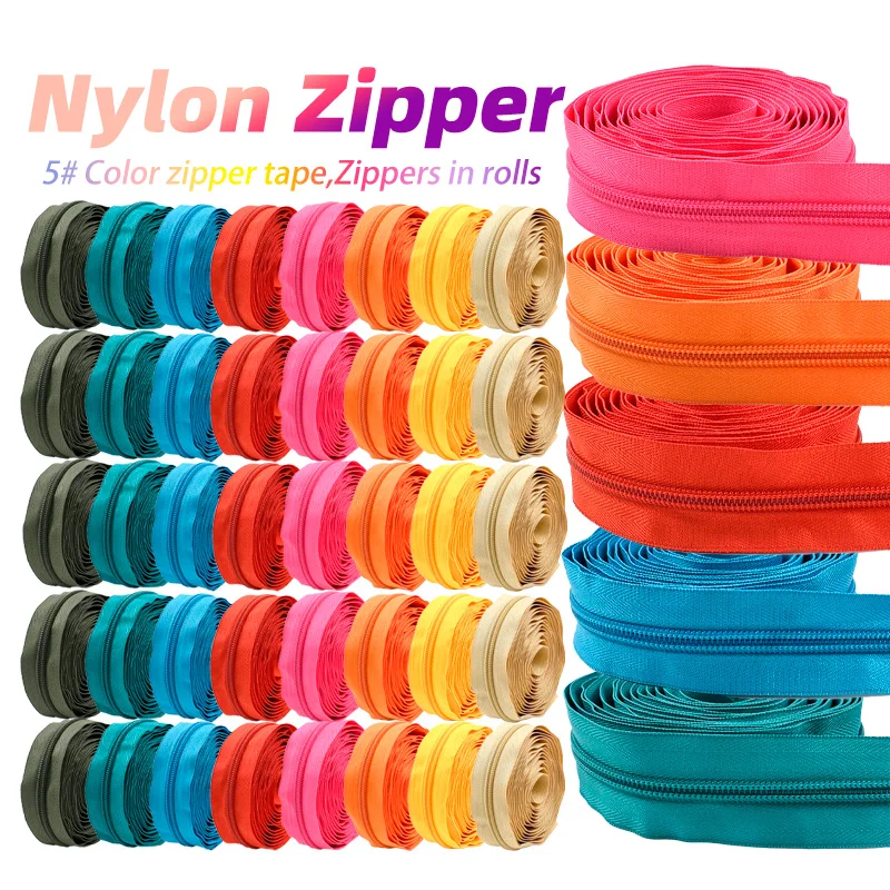 5-20M Meetee 5# Nylon Zippers Coil Backpack Pocket Closure Zips Bag Clothes Decoration Zipper Repair Kit DIY Sewing Accessories
5-20M Meetee 5# Nylon Zippers Coil Backpack Pocket Closure Zips Bag Clothes Decoration Zipper Repair Kit DIY Sewing Accessories