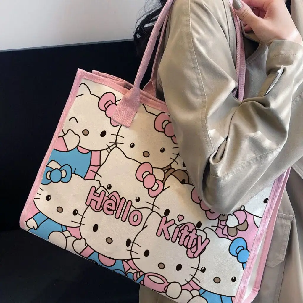Sanrio Hello Kitty Shoulder Bag Cute Cartoon KT Cat Handbag Girls Backpack Schoolbag Cosmetic Bag Holiday Christmas Gifts
Sanrio Hello Kitty Shoulder Bag Cute Cartoon KT Cat Handbag Girls Backpack Schoolbag Cosmetic Bag Holiday Christmas Gifts