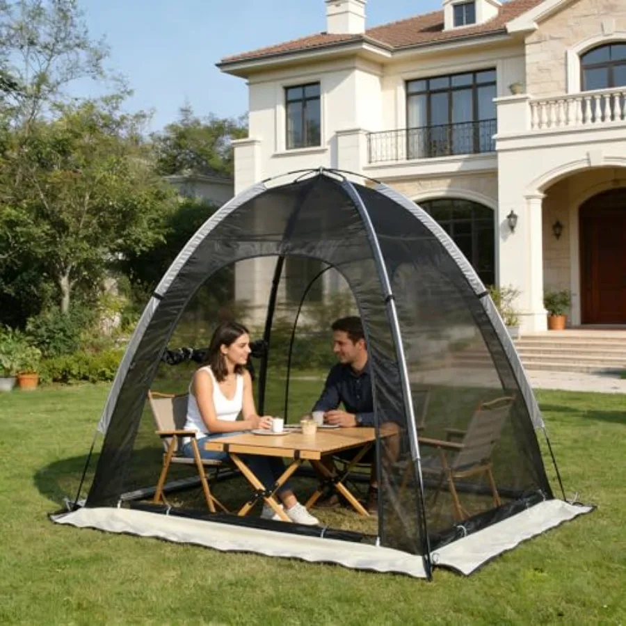 71 * 51 * 65 in, Outdoor Camping Screen Room Sun Shade Gazebo Shelter, for 2 3 Person, Perfect for Family Picnic, Backyards, Ca
71 * 51 * 65 in, Outdoor Camping Screen Room Sun Shade Gazebo Shelter, for 2 3 Person, Perfect for Family Picnic, Backyards, Ca
