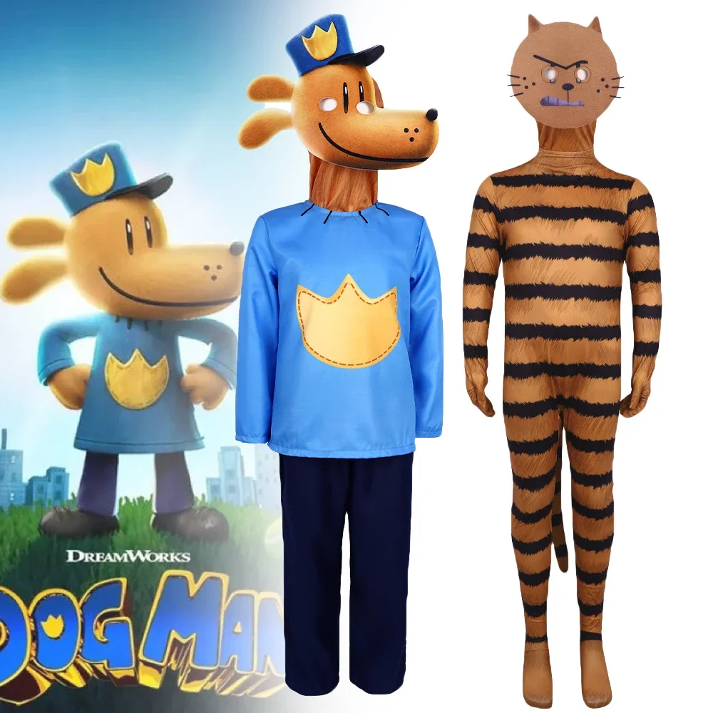 Anime Dog Man Petey Cat Cosplay Bodysuit Childrens Performance Costume Top Pants Set Outfot Jumpsuit Uniform Halloween Clothes
Anime Dog Man Petey Cat Cosplay Bodysuit Childrens Performance Costume Top Pants Set Outfot Jumpsuit Uniform Halloween Clothes