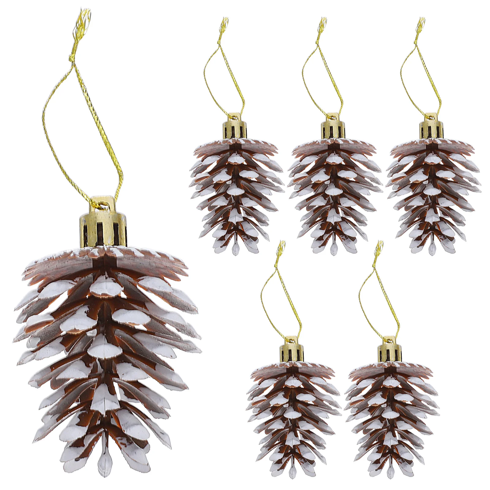 6Pcs Christmas Pinecone Hanging Ornaments Lifelike Xmas Tree Decorations Holiday Party Supplies Xmas Tree Decor
6Pcs Christmas Pinecone Hanging Ornaments Lifelike Xmas Tree Decorations Holiday Party Supplies Xmas Tree Decor