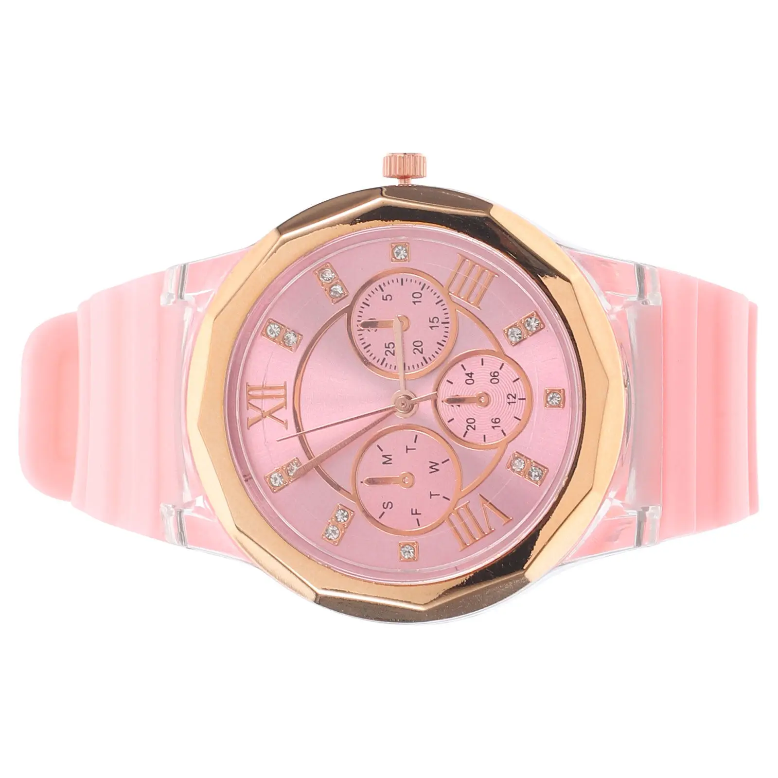 Women Watch Quartz Movement Accurate Timekeeping Comfortable Silicone Band Fashion Wristwatch for Lady
Women Watch Quartz Movement Accurate Timekeeping Comfortable Silicone Band Fashion Wristwatch for Lady