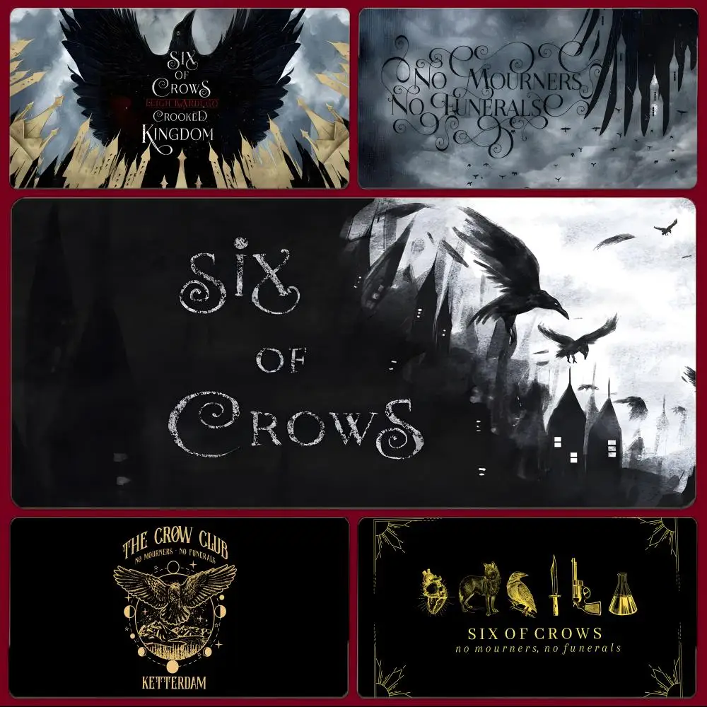 Коврик для мыши Cool Thrilling Show S-Six of Crows, большой игровой коврик для мыши с прошитыми краями, утолщенный настольный коврик для ПК
Коврик для мыши Cool Thrilling Show S-Six of Crows, большой игровой коврик для мыши с прошитыми краями, утолщенный настольный коврик для ПК