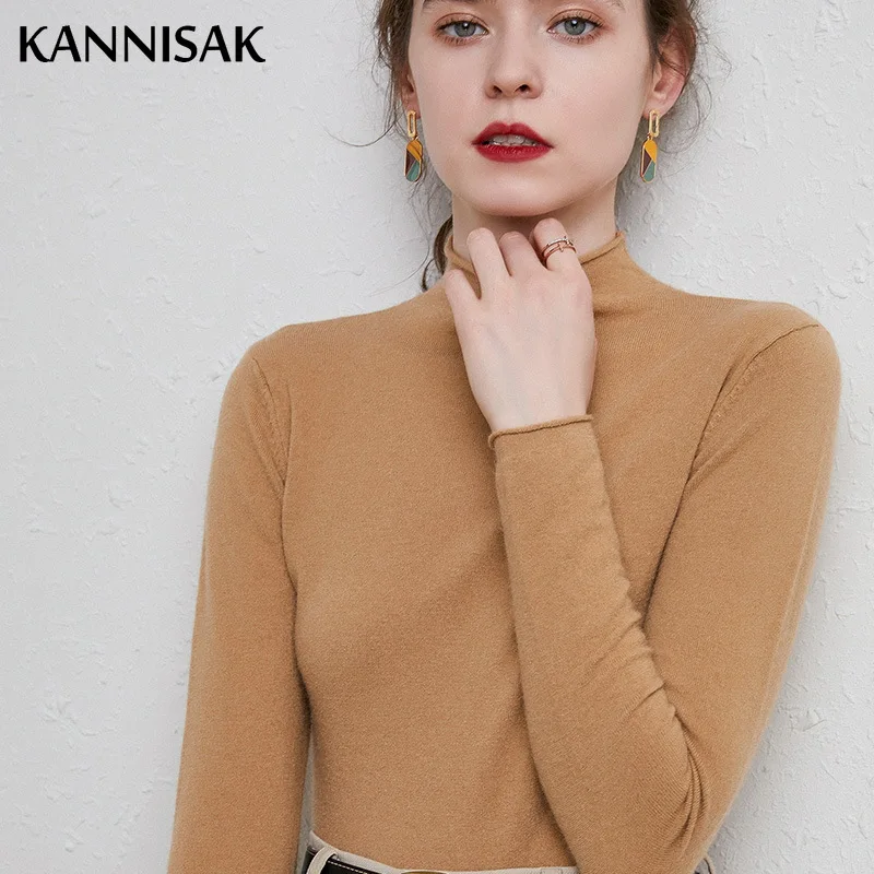Autumn Winter Bottoming Shirt Women 2023 Spring Slim Fit Sweaters Mock Neck Stretch Pullovers Casual Womens Sweater Knitwear
Autumn Winter Bottoming Shirt Women 2023 Spring Slim Fit Sweaters Mock Neck Stretch Pullovers Casual Womens Sweater Knitwear