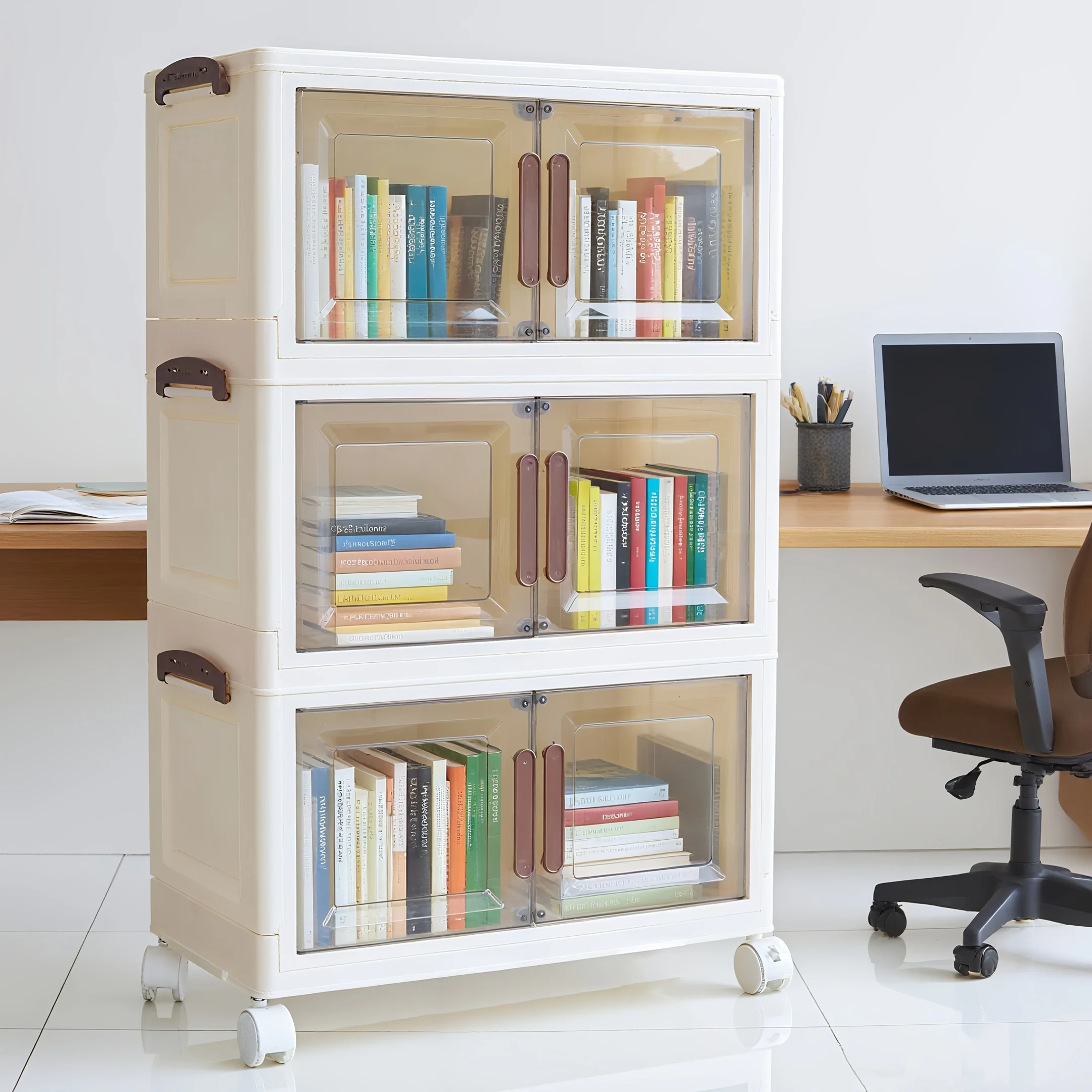 Plastic Storage Cabinets with 1, 3, 4, And 5 Tiers, Featuring Lids, That Are Foldable And Stackable on Wheels, Suitable for Bedr
Plastic Storage Cabinets with 1, 3, 4, And 5 Tiers, Featuring Lids, That Are Foldable And Stackable on Wheels, Suitable for Bedr