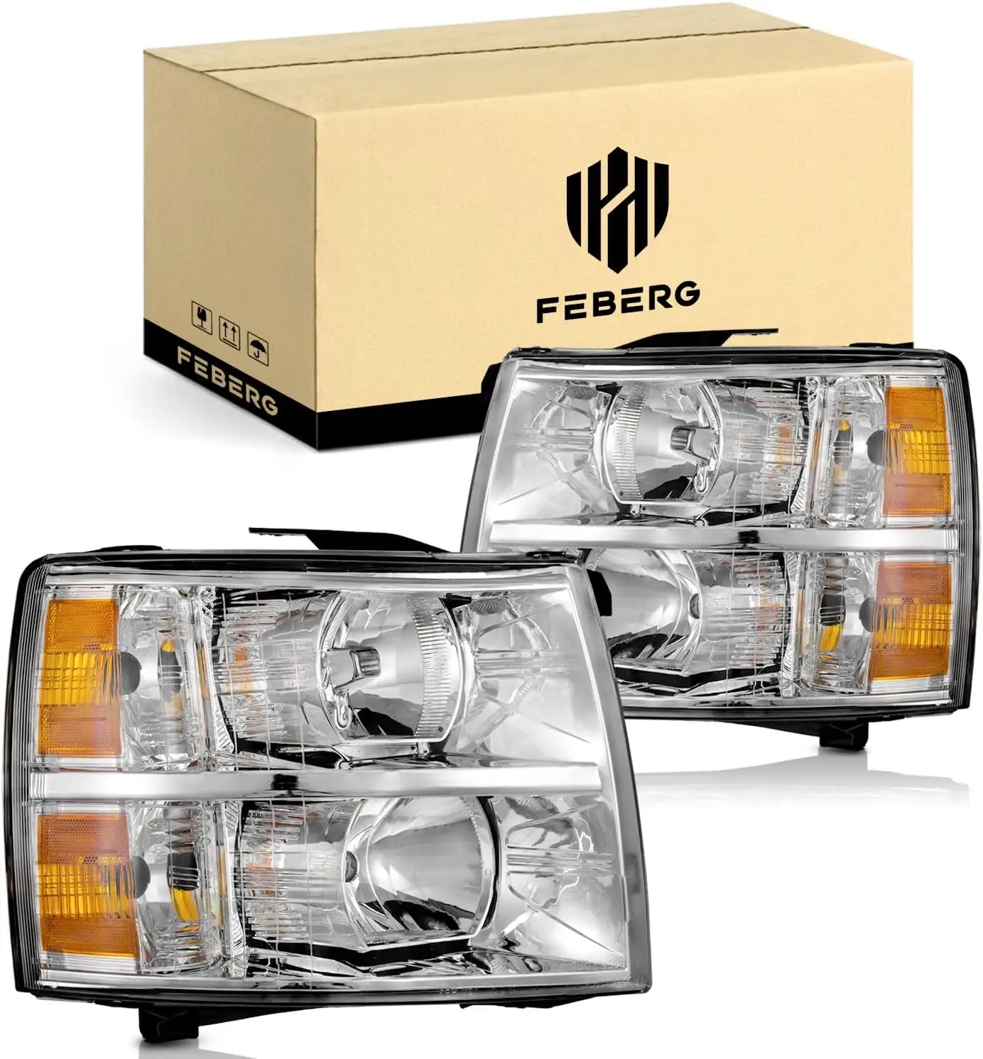 [OE Style Anti-Yellowing Headlights Pair for 2007-2013 Chevy Silverado 1500, Headamp Assembly Replacement Fit 07-14 Silverado 25
[OE Style Anti-Yellowing Headlights Pair for 2007-2013 Chevy Silverado 1500, Headamp Assembly Replacement Fit 07-14 Silverado 25