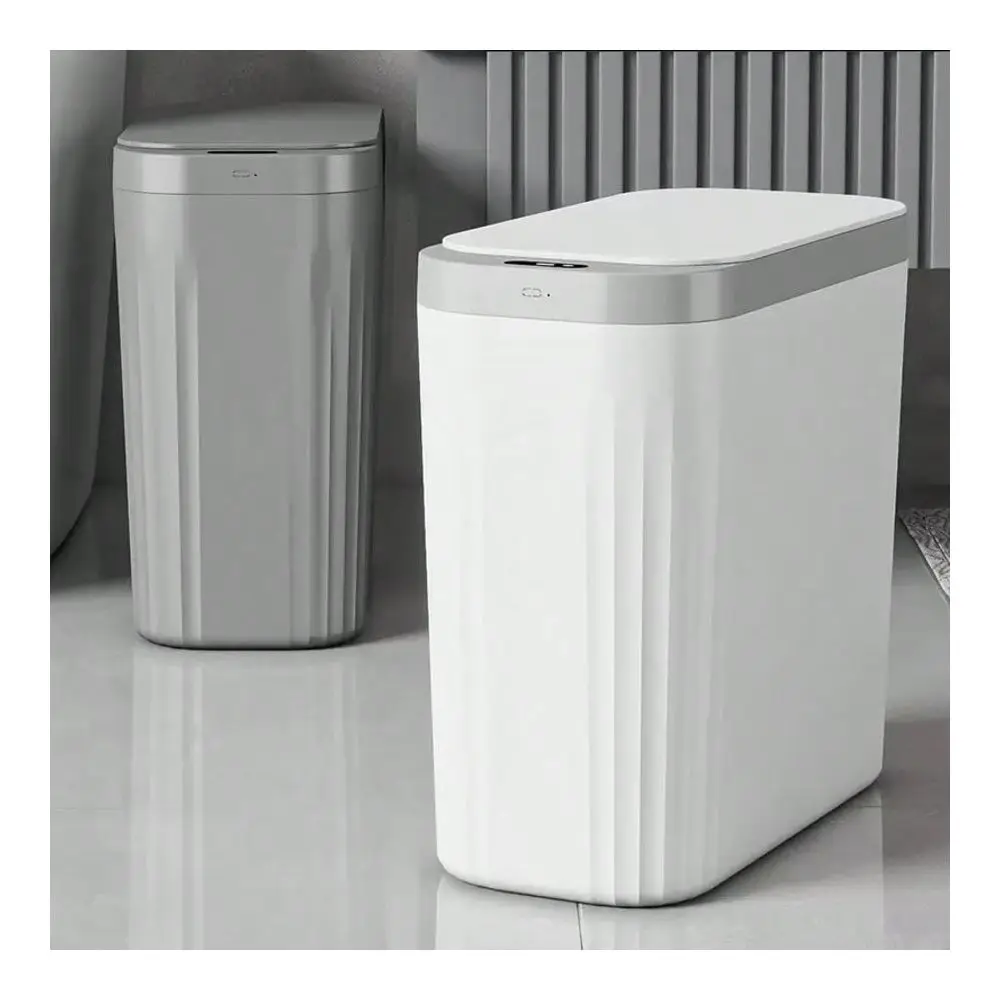 Bathroom Trash Can 2.8 Gallon Smart Trash Can Sensor Motion Skinny Trash Bin With Lid Narrow, Plastic, Auto Open Small Slim Aut
Bathroom Trash Can 2.8 Gallon Smart Trash Can Sensor Motion Skinny Trash Bin With Lid Narrow, Plastic, Auto Open Small Slim Aut
