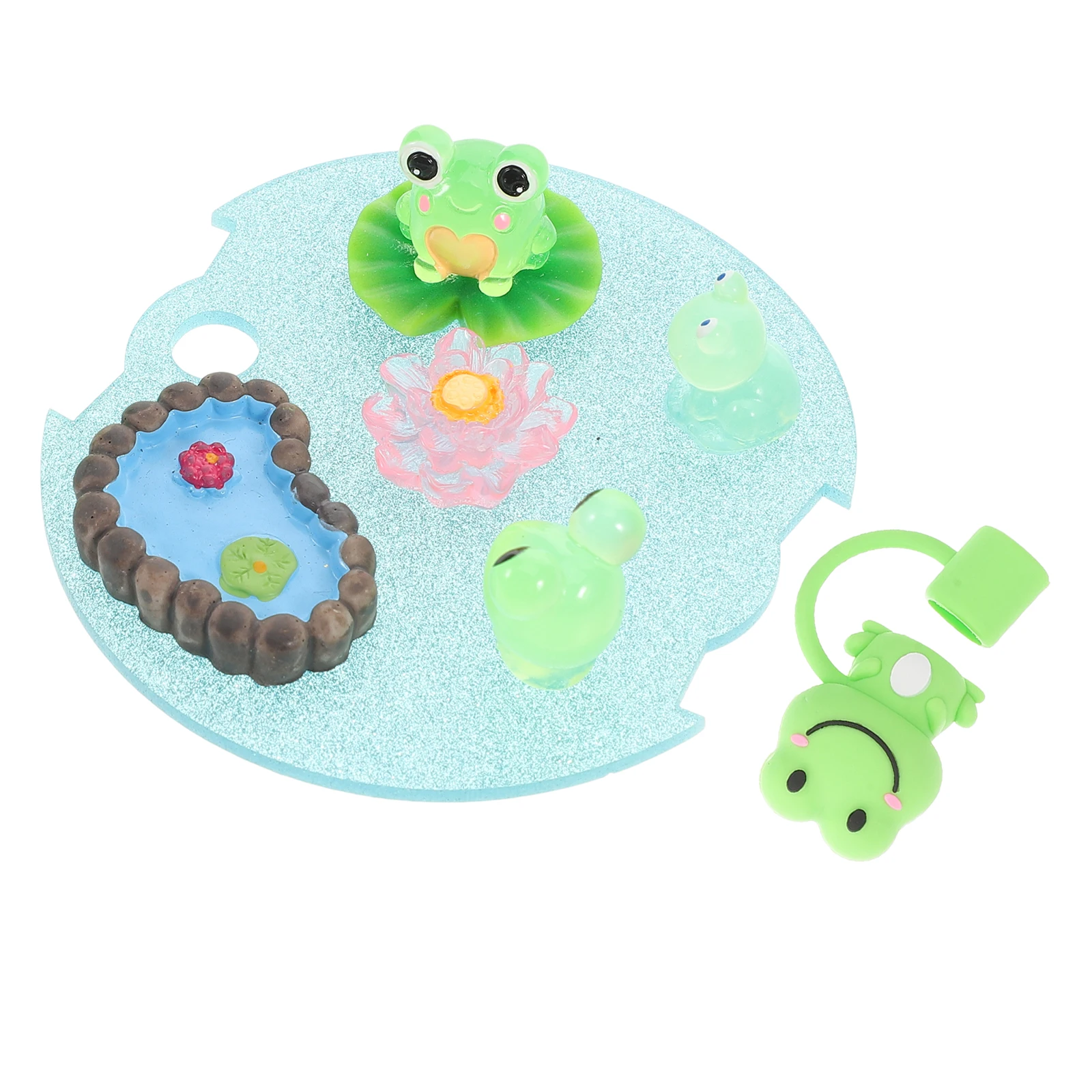 Fluorescent Frog Cup Lid Straws Dragon Topper Light Green Silica Gel Covers Silicone
Fluorescent Frog Cup Lid Straws Dragon Topper Light Green Silica Gel Covers Silicone