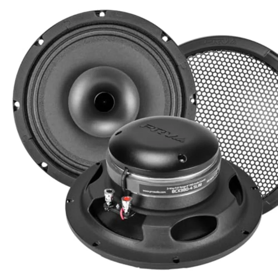 Car audio application polypropylene cone and aluminum dome tweeter black shallow-mount design for tight spaces with 380W power
Car audio application polypropylene cone and aluminum dome tweeter black shallow-mount design for tight spaces with 380W power